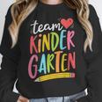 Team Kindergarten Teacher Student Back To School Women Crewneck Sweatshirt, funny design Team Kindergarten Teacher Student Back To School Women Crewneck Sweatshirt, funny design