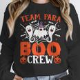 Team Para Boo Crew Halloween Ghost Paraprofessional Teacher Women Crewneck Sweatshirt, funny design Team Para Boo Crew Halloween Ghost Paraprofessional Teacher Women Crewneck Sweatshirt, funny design