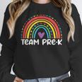 Team Pre-K Teacher Crew Squad Hello Back School Graduation Women Crewneck Sweatshirt, funny design Team Pre-K Teacher Crew Squad Hello Back School Graduation Women Crewneck Sweatshirt, funny design