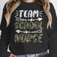 Team School Nurse Camo Teacher Student Back To School For Men Women Women Crewneck Sweatshirt, funny design Team School Nurse Camo Teacher Student Back To School For Men Women Women Crewneck Sweatshirt, funny design