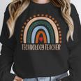 Technology Teacher Rainbow Appreciation Day Back To School For Men Women Women Crewneck Sweatshirt, funny design Technology Teacher Rainbow Appreciation Day Back To School For Men Women Women Crewneck Sweatshirt, funny design