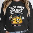 Test Day Teacher Shirt Motivational Testing Day Taco Testing Women Crewneck Sweatshirt, funny design