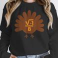 Thanksgiving Math Teacher Math Symbol Men Women Girls Kids Women Crewneck Sweatshirt, funny design