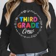Third Grade Crew First Day Of School 3rd Grade Teacher Women Crewneck Sweatshirt, First Grade Teacher Gifts, funny design