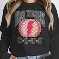 Tired Teachers Club Study Lover School Apparel Women Crewneck Sweatshirt, funny design