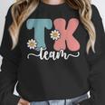 TK Team Back To School Teachers Students Team TK Women Crewneck Sweatshirt, funny design TK Team Back To School Teachers Students Team TK Women Crewneck Sweatshirt, funny design