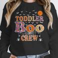 Toddler Boo Crew Halloween Daycare Teacher Kids Women Crewneck Sweatshirt, funny design