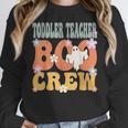 Toddler Teacher Boo Crew Ghost Groovy Halloween For Women Women Crewneck Sweatshirt, Groovy Teacher Gifts, funny design Toddler Teacher Boo Crew Ghost Groovy Halloween For Women Women Crewneck Sweatshirt, Groovy Teacher Gifts, funny design