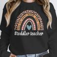 Toddler Teacher Rainbow Leopard Infant Teacher Men Women Women Crewneck Sweatshirt, funny design Toddler Teacher Rainbow Leopard Infant Teacher Men Women Women Crewneck Sweatshirt, funny design