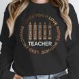 History Teacher Teach Love African American Men Women Women Crewneck Sweatshirt, History Teacher Gifts, funny design History Teacher Teach Love African American Men Women Women Crewneck Sweatshirt, History Teacher Gifts, funny design