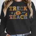 Trick Or Teach Funny School Teacher Halloween Costume Women Crewneck Sweatshirt, funny design Trick Or Teach Funny School Teacher Halloween Costume Women Crewneck Sweatshirt, funny design
