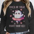Trick Or Treat Point Your Feet Halloween Ghost Dance Teacher Women Crewneck Sweatshirt, funny design Trick Or Treat Point Your Feet Halloween Ghost Dance Teacher Women Crewneck Sweatshirt, funny design