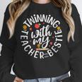Twin Day For Spirit Week Teacher Bestie Matching Women Crewneck Sweatshirt, funny design