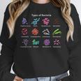Types Of Bacteria Microbiologist Biology Science Teacher Women Crewneck Sweatshirt, Science Teacher Gifts, funny design Types Of Bacteria Microbiologist Biology Science Teacher Women Crewneck Sweatshirt, Science Teacher Gifts, funny design
