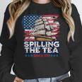 US History Teacher Boston Spilling The Tea Since 1773 Women Crewneck Sweatshirt, History Teacher Gifts, funny design US History Teacher Boston Spilling The Tea Since 1773 Women Crewneck Sweatshirt, History Teacher Gifts, funny design