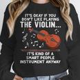 Violin Player Costume For Men Women Violin Teacher Violinist Women Crewneck Sweatshirt, funny design