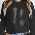 Violin Player Instrument Music Teacher Musical Violinist Women Crewneck Sweatshirt, funny design