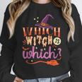 Which Witch Is Which Halloween English Teacher Women Crewneck Sweatshirt, English Teacher Gifts, funny design Which Witch Is Which Halloween English Teacher Women Crewneck Sweatshirt, English Teacher Gifts, funny design