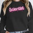 Women Retro Pink Scientist Science Teacher Back To School Women Crewneck Sweatshirt, Science Teacher Gifts, funny design