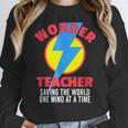 Wonder Teacher Costume Shirt Teacher Halloween Costume Tee Women Crewneck Sweatshirt, funny design Wonder Teacher Costume Shirt Teacher Halloween Costume Tee Women Crewneck Sweatshirt, funny design