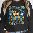 World Down Syndrome Day Awareness T21 Teacher Women Men Kids Women Crewneck Sweatshirt, funny design