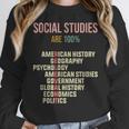 World History Classroom Social Studies History Teacher Women Crewneck Sweatshirt, History Teacher Gifts, funny design