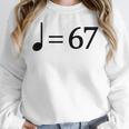 67 Music Meme Slang Musician Kids Music Teacher Women Crewneck Sweatshirt, funny design 67 Music Meme Slang Musician Kids Music Teacher Women Crewneck Sweatshirt, funny design