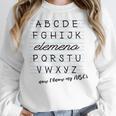 ABC Elemeno Shirt Alphabet Kindergarten Preschool Teacher Women Crewneck Sweatshirt, funny design ABC Elemeno Shirt Alphabet Kindergarten Preschool Teacher Women Crewneck Sweatshirt, funny design