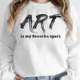 Art Teacher Women Crewneck Sweatshirt, funny design