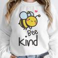 Bee Kind Bumble Bee Anti Bullying Teacher Kindness Matters Women Crewneck Sweatshirt, funny design Bee Kind Bumble Bee Anti Bullying Teacher Kindness Matters Women Crewneck Sweatshirt, funny design
