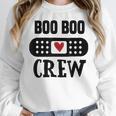 Boo Boo Crew First Aid School Nurse Day Care Teacher Women Crewneck Sweatshirt, funny design Boo Boo Crew First Aid School Nurse Day Care Teacher Women Crewneck Sweatshirt, funny design