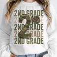 Camo Team 2nd Grade Squad Back To School Teacher Kids Boys Women Crewneck Sweatshirt, 2nd Grade Teacher Gifts, funny design