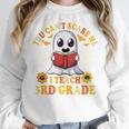 You Cant Scare Me I Teach 3rd Grade Teacher Halloween Women Crewneck Sweatshirt, funny design You Cant Scare Me I Teach 3rd Grade Teacher Halloween Women Crewneck Sweatshirt, funny design