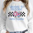 Choose To Include Special Education Teacher Autism Awareness Women Crewneck Sweatshirt, funny design Choose To Include Special Education Teacher Autism Awareness Women Crewneck Sweatshirt, funny design