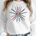 Cool Brush Heart Shape Art Teacher Paint For Artist Painter Women Crewneck Sweatshirt, funny design