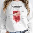Digestive System Anatomy Anatomical Biology Teacher Men Women Women Crewneck Sweatshirt, funny design