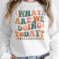 What Are We Doing Today Physical Education PE Teacher Women Women Crewneck Sweatshirt, Pe Teacher Gifts, funny design What Are We Doing Today Physical Education PE Teacher Women Women Crewneck Sweatshirt, Pe Teacher Gifts, funny design