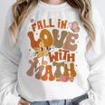Fall In Love With Science Math Teacher Fall Thanksgiving Women Crewneck Sweatshirt, Science Teacher Gifts, funny design Fall In Love With Science Math Teacher Fall Thanksgiving Women Crewneck Sweatshirt, Science Teacher Gifts, funny design