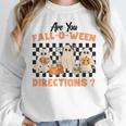 Are You Fall-O-Ween Directions Halloween Ghost Fall Teacher Women Crewneck Sweatshirt, funny design Are You Fall-O-Ween Directions Halloween Ghost Fall Teacher Women Crewneck Sweatshirt, funny design