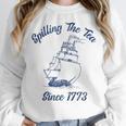 Fun 4th Of July Spilling The Tea Since 1773 History Teacher Women Crewneck Sweatshirt, History Teacher Gifts, funny design Fun 4th Of July Spilling The Tea Since 1773 History Teacher Women Crewneck Sweatshirt, History Teacher Gifts, funny design