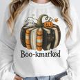 Fun Fall Book Lover Cute Teacher Student Halloween Women Crewneck Sweatshirt, funny design Fun Fall Book Lover Cute Teacher Student Halloween Women Crewneck Sweatshirt, funny design
