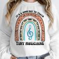 Good Day To Teach Tiny Musicians Piano Music Teacher Women Women Crewneck Sweatshirt, funny design Good Day To Teach Tiny Musicians Piano Music Teacher Women Women Crewneck Sweatshirt, funny design