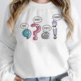 Grammar Teacher Punctuation English First Day Back To School Women Crewneck Sweatshirt, English Teacher Gifts, funny design