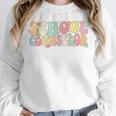 Groovy School Counselor Back To School Teacher Counseling Women Crewneck Sweatshirt, Groovy Teacher Gifts, funny design Groovy School Counselor Back To School Teacher Counseling Women Crewneck Sweatshirt, Groovy Teacher Gifts, funny design