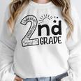 Hello On To 2nd Grade Teachers Boys And Team Secound Grade Women Crewneck Sweatshirt, funny design