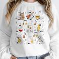 It's A Bootiful Day To Make Music Ghost Teacher Women Crewneck Sweatshirt, funny design It's A Bootiful Day To Make Music Ghost Teacher Women Crewneck Sweatshirt, funny design