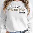 It's a Good Day To Run And Play Leopard PE Teacher Life Women Crewneck Sweatshirt, Pe Teacher Gifts, funny design It's a Good Day To Run And Play Leopard PE Teacher Life Women Crewneck Sweatshirt, Pe Teacher Gifts, funny design