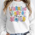 Learning Is Out Of This World Solar System Science Teacher Women Crewneck Sweatshirt, Science Teacher Gifts, funny design Learning Is Out Of This World Solar System Science Teacher Women Crewneck Sweatshirt, Science Teacher Gifts, funny design