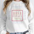 Math Teacher Area Perimeter Cool Math Math Teacher Women Crewneck Sweatshirt, funny design Math Teacher Area Perimeter Cool Math Math Teacher Women Crewneck Sweatshirt, funny design