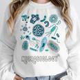 Microbiology Teacher Science Instructor Tee Shirt For Men Women Women Crewneck Sweatshirt, Science Teacher Gifts, funny design